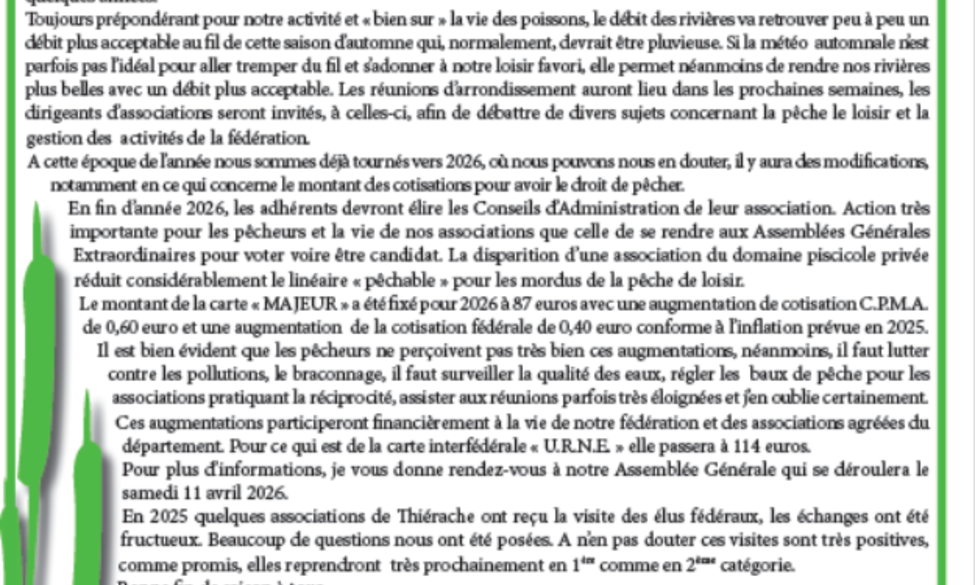 Bulletin d'informations